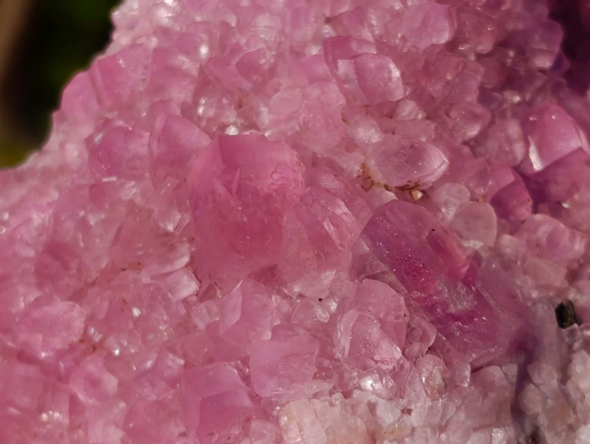 Natural Large Super Rare Cabinet Size Pink Rhodocalcite Specimen  x 1 From Mashamba West, Congo