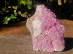Natural Large Super Rare Cabinet Size Pink Rhodocalcite Specimen  x 1 From Mashamba West, Congo