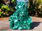 Natural AA Grade Silky Malachite Specimen x 1 From Kasompe, Congo