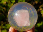 Hand Made Rose Quartz Paperweight Perspex Ball - Sold Per Piece - From South Africa