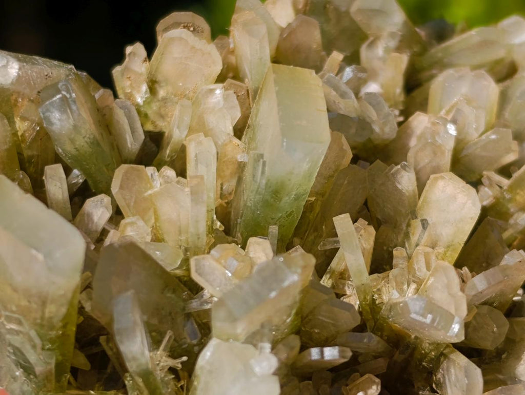 Natural Large Bladed Barite Specimen with Malachite  x 1 From Shinkolobwe Mine, Congo