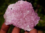Natural Super Rare Pink Rhodocalcite Specimen with Kolwezite Crystals x 1 From Mashamba West, Congo