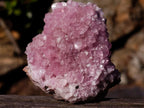 Natural Super Rare Pink Rhodocalcite Specimen with Kolwezite Crystals x 1 From Mashamba West, Congo