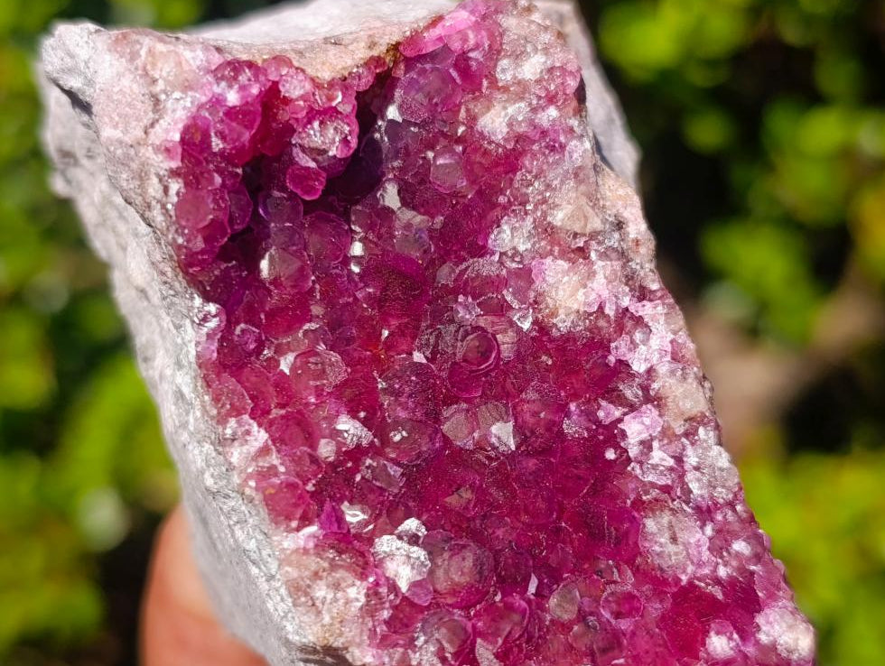 Natural Rare Cabinet Sized Gemmy Cabinet Spherocobaltite Specimen x 1 From Musonoi Mine, Congo