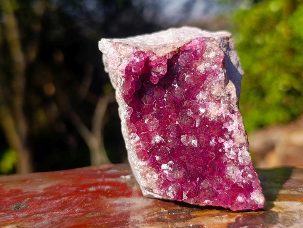 Natural Rare Cabinet Sized Gemmy Cabinet Spherocobaltite Specimen x 1 From Musonoi Mine, Congo