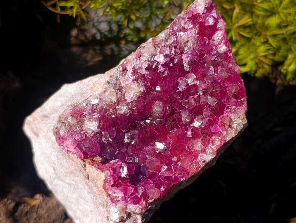 Natural Rare Cabinet Sized Gemmy Cabinet Spherocobaltite Specimen x 1 From Musonoi Mine, Congo