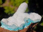 Natural Super Rare Blue Hemimorphite Stalagmite Specimen x 1 From Lupoto Mine, Congo