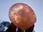 Polished Gemmy Translucent Star Rose Quartz Display Piece x 1 From Ambatondrazaka, Madagascar
