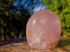 Polished Gemmy Translucent Star Rose Quartz Display Piece x 1 From Ambatondrazaka, Madagascar