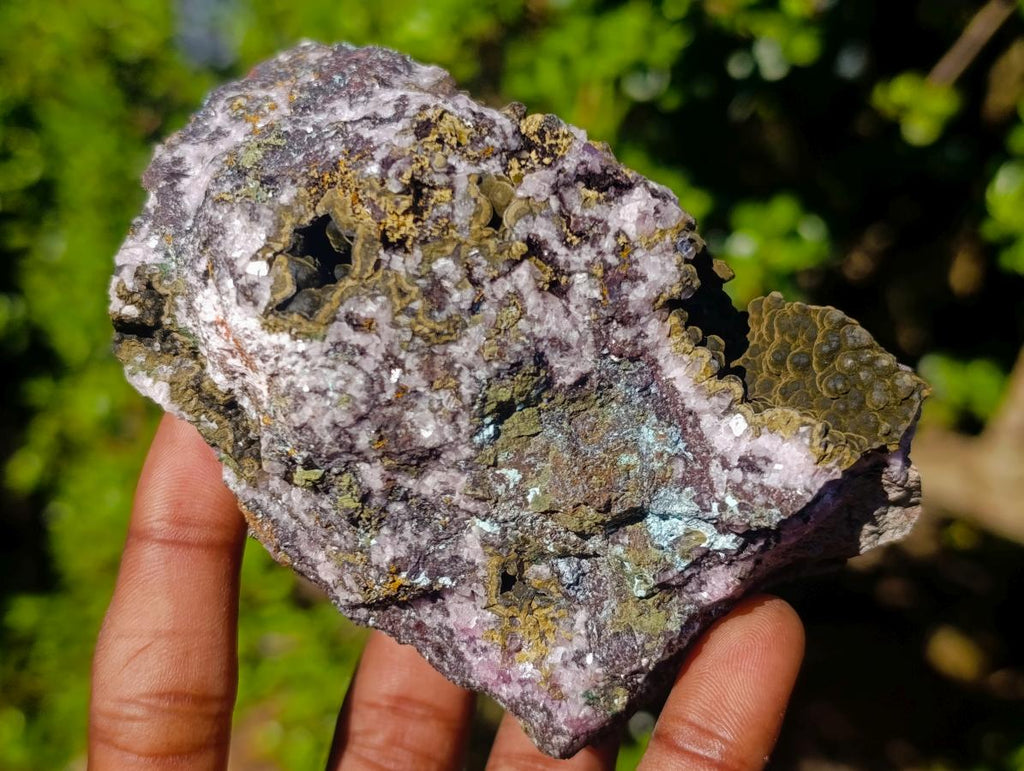 Natural Super Rare Kolwezite and Pink Cobalt Calcite on Dolomite Specimen x 1 From Congo