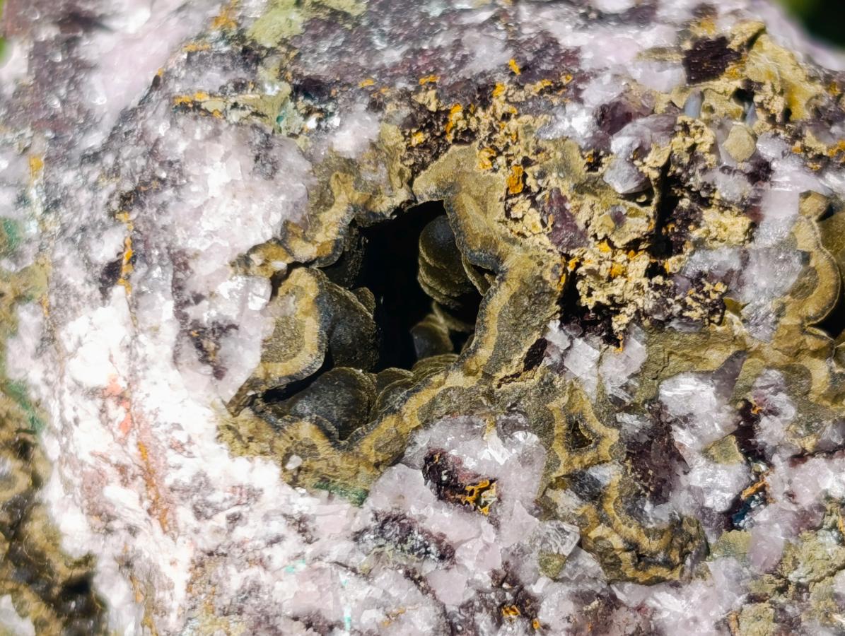 Natural Super Rare Kolwezite and Pink Cobalt Calcite on Dolomite Specimen x 1 From Congo