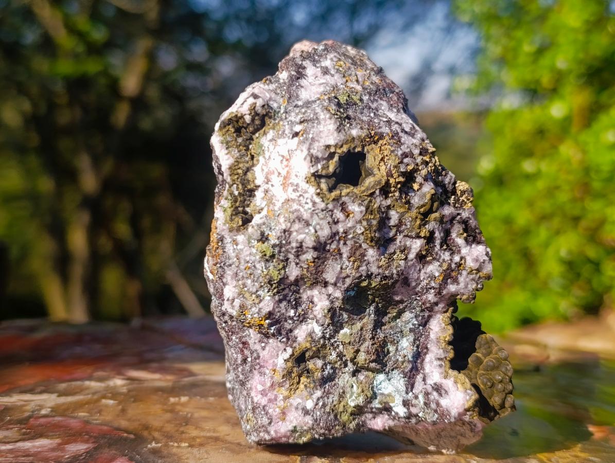 Natural Super Rare Kolwezite and Pink Cobalt Calcite on Dolomite Specimen x 1 From Congo