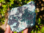 Natural Crystalline Malachite Specimen with Chrysocolla and Hemimorphite x 1 From Kolwezi, Congo