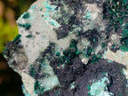 Natural Crystalline Malachite Specimen with Chrysocolla and Hemimorphite x 1 From Kolwezi, Congo