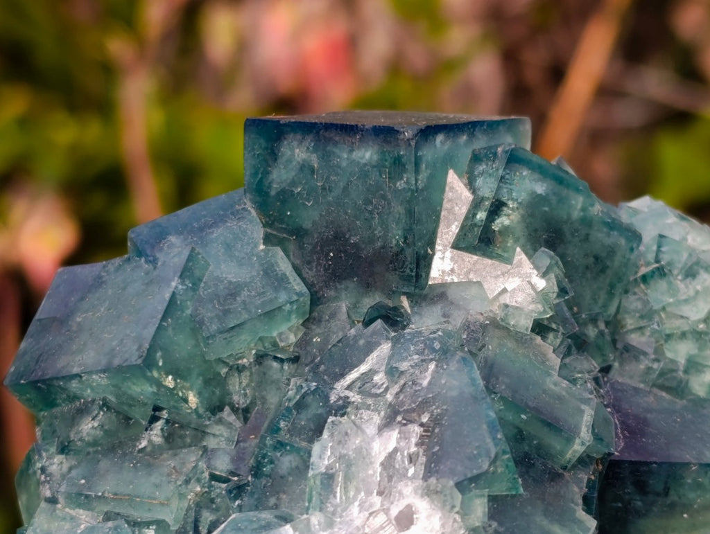 Natural Large Cabinet Size Cubic Fluorite Specimen x 1 From Mandrosonoro Madagascar