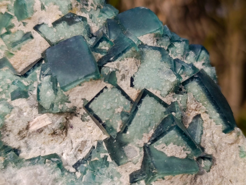 Natural Large Cabinet Size Cubic Fluorite Specimen x 1 From Mandrosonoro Madagascar