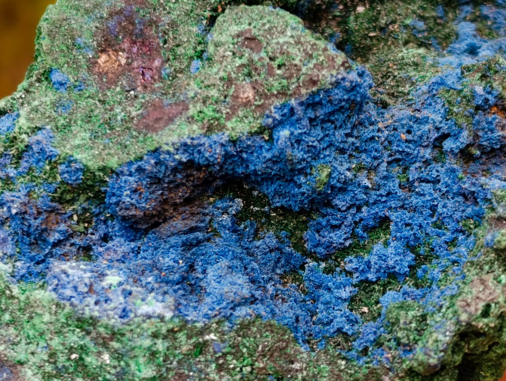 Natural Super Rare Cabinet Size Cuprite, Shattuckite and Malachite Specimen x 1 From Mashamba West, Congo