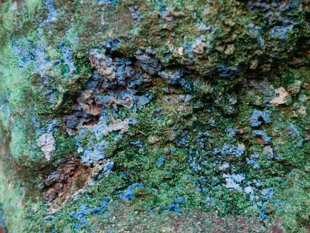 Natural Super Rare Cabinet Size Cuprite, Shattuckite and Malachite Specimen x 1 From Mashamba West, Congo