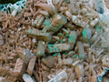 Natural Large Barite and Malachite Specimen x 1 From Shinkolobwe Mine, Congo