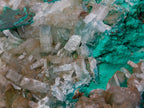 Natural Large Barite and Malachite Specimen x 1 From Shinkolobwe Mine, Congo