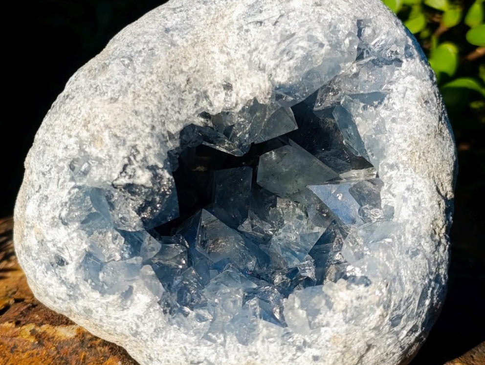Natural Cabinet Size Large Blue Celestite Geode Specimen x 1 From Sakoany Madagascar