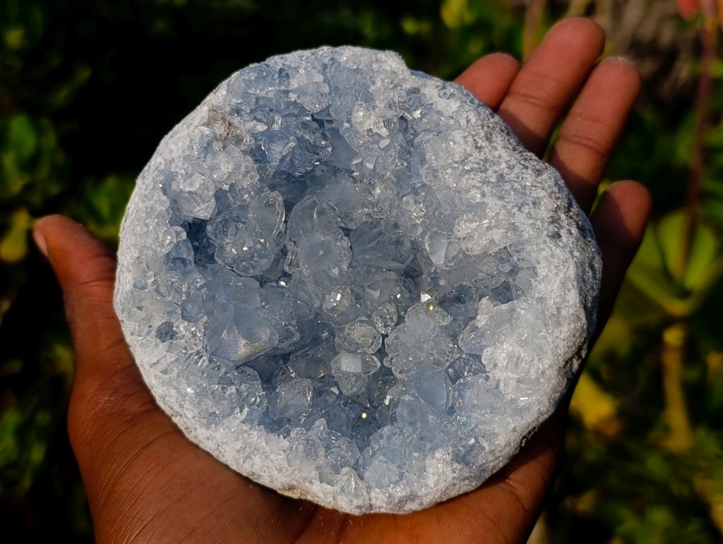 Natural Small Cabined Size Celestite Geode x 1 From Sakoany, Madagascar