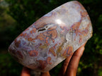 Polished Camouflage Brecciated Ocean Jasper Bowl x 1 From Madagascar