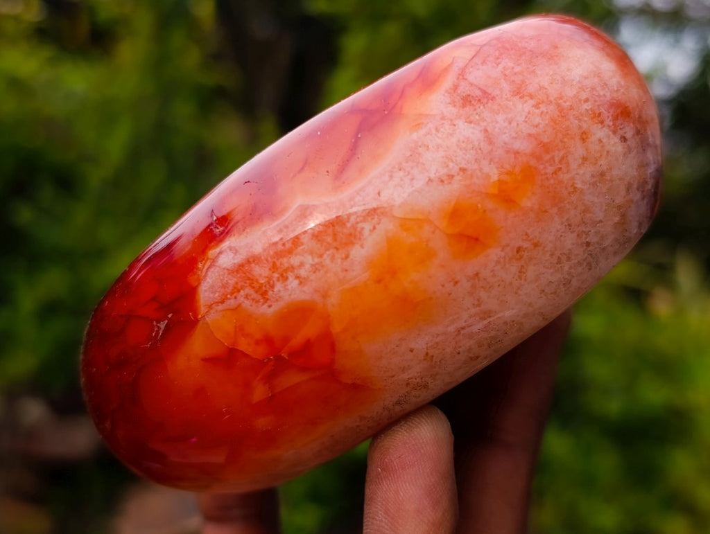 Polished Carnelian Gemstone Bowl x 1 From Madagascar