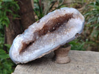 Polished Agate with Crystalline Centred Geode x 1 From Maintirano, Madagascar