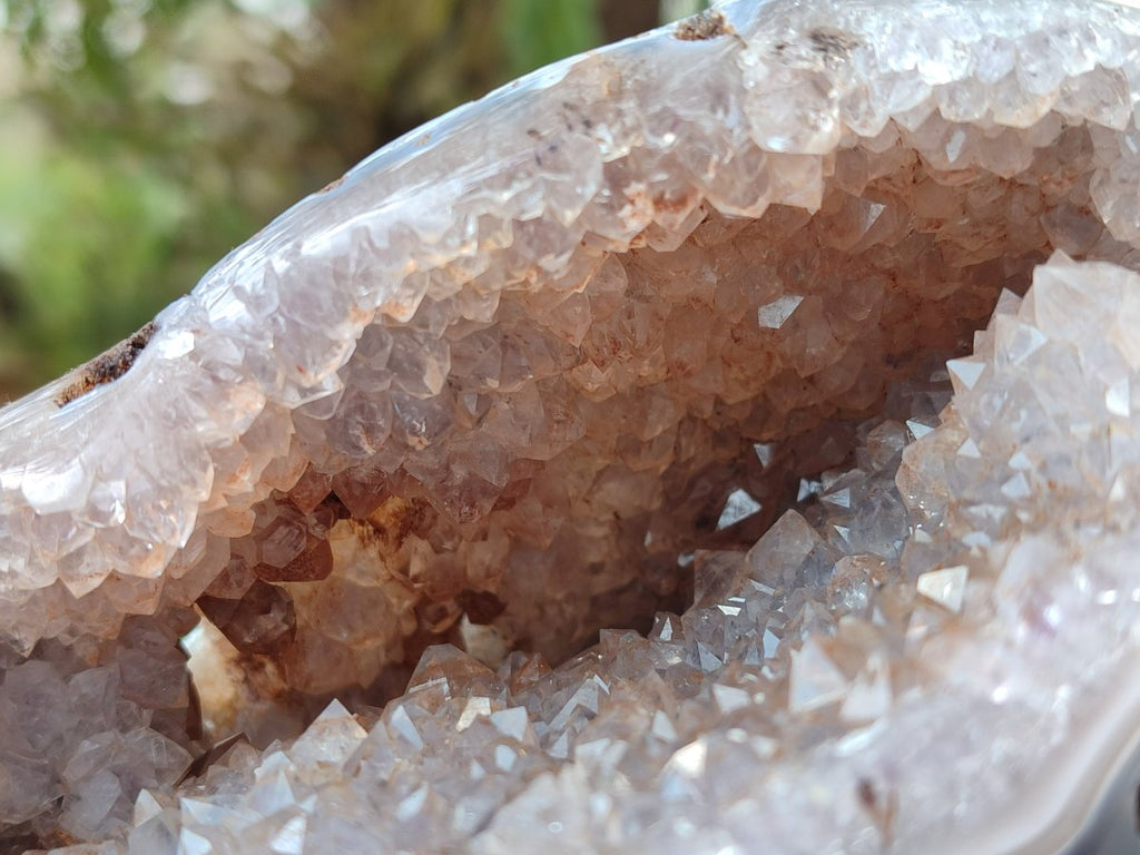 Polished Agate with Crystalline Centred Geode x 1 From Maintirano, Madagascar