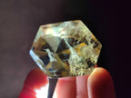 Polished Smokey Phantom Optic Clear Citrine Crystal x 1 From Madagascar