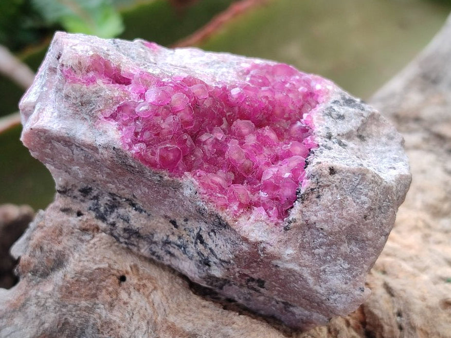 Natural Hot Pink Ultra Rare Spherocobaltite Specimen x 1 From Mashamba West Mine, Congo
