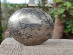 Polished Basalt and Pyrite Pharaoh Stone Free Form x 1 From Iron Duke Mine, Zimbabwe