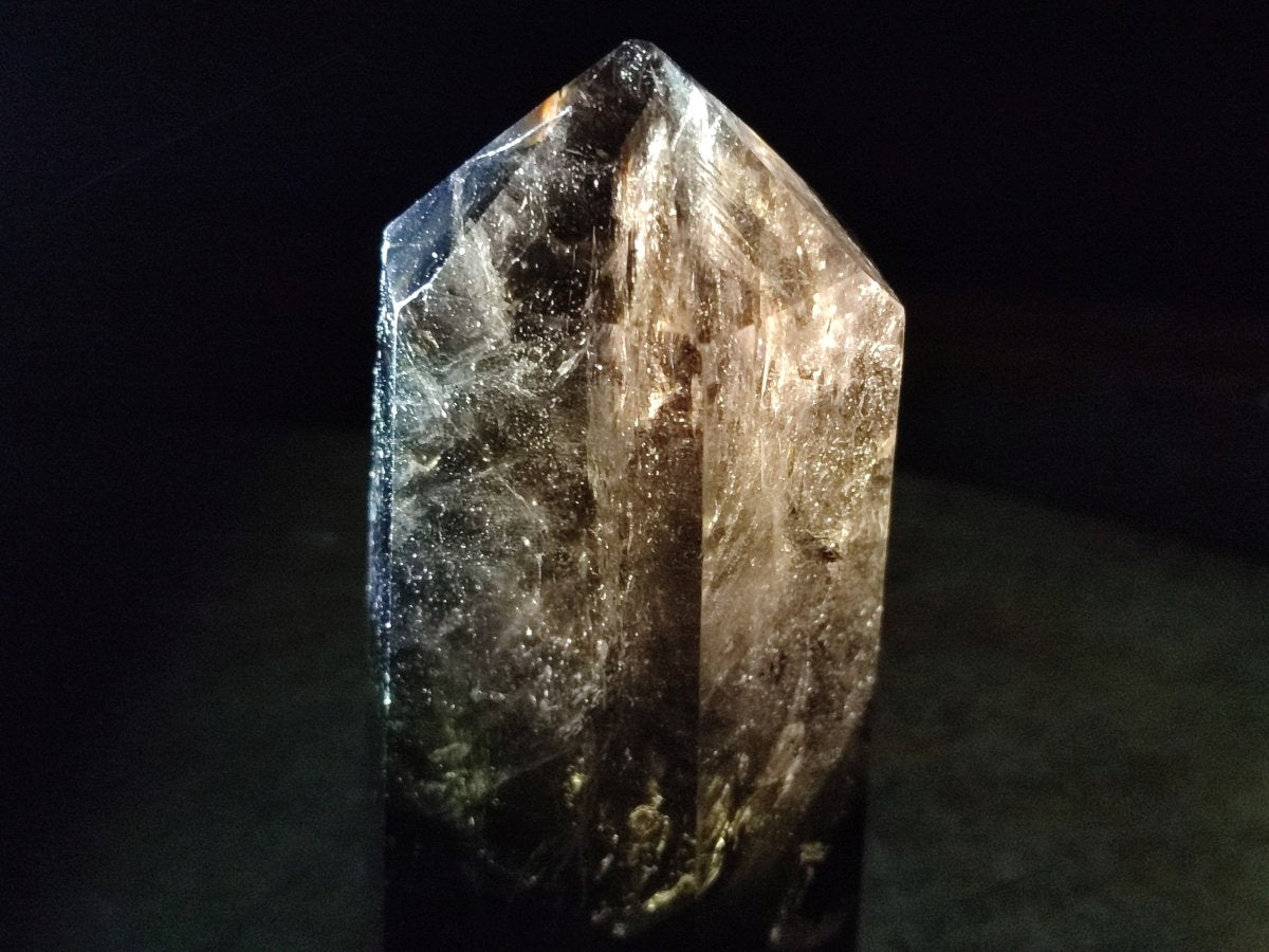 Polished Large Smokey Morion Quartz Crystal x 1 From Madagascar
