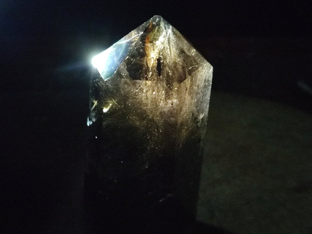 Polished Large Smokey Morion Quartz Crystal x 1 From Madagascar