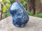 Polished Super Rare Deep Blue Dumortierite Standing Display Piece x 1 From Madagascar