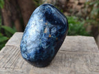 Polished Super Rare Deep Blue Dumortierite Standing Display Piece x 1 From Madagascar