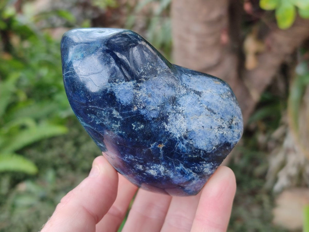 Polished Super Rare Deep Blue Dumortierite Standing Display Piece x 1 From Madagascar