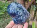 Polished Super Rare Deep Blue Dumortierite Standing Display Piece x 1 From Madagascar
