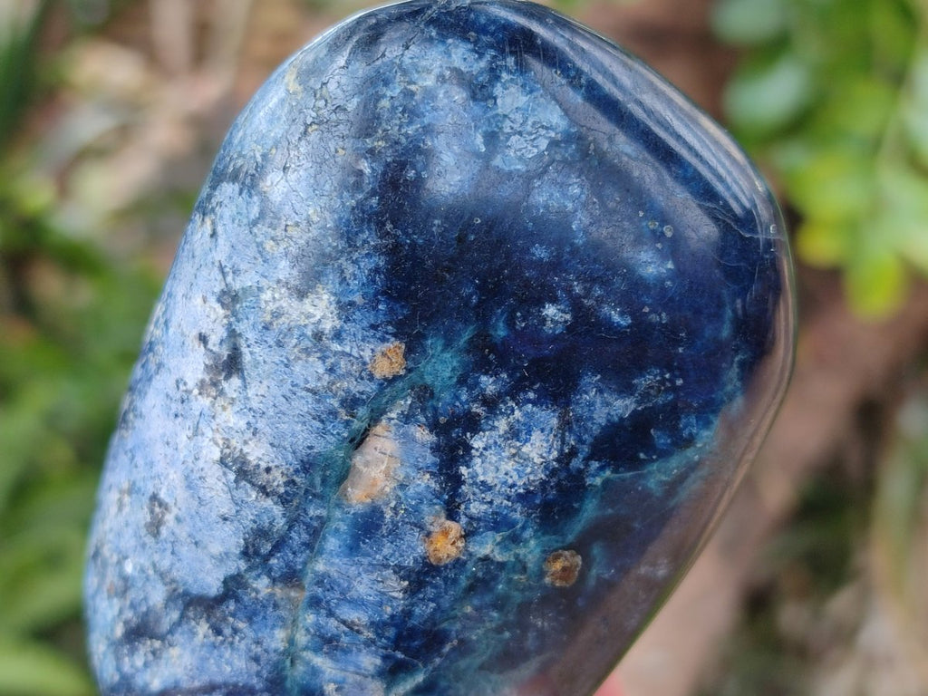 Polished Super Rare Deep Blue Dumortierite Standing Display Piece x 1 From Madagascar