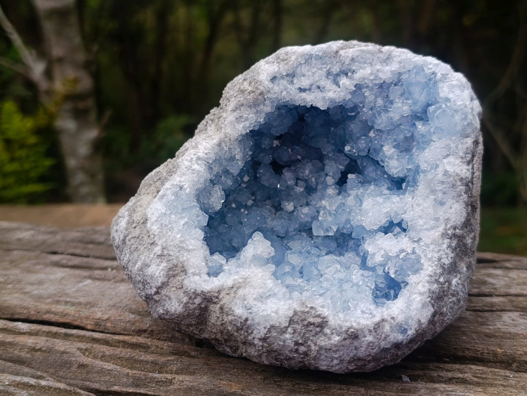 Natural Cabinet Size Blue Celestite Geode Specimen x 1 From Sakoany Madagascar