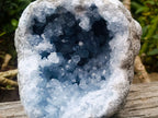 Natural Cabinet Size Blue Celestite Geode Specimen x 1 From Sakoany Madagascar