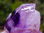 Polished Multi, Double Terminated Amethyst Window Crystal x 1 From Akansobe, Madagascar