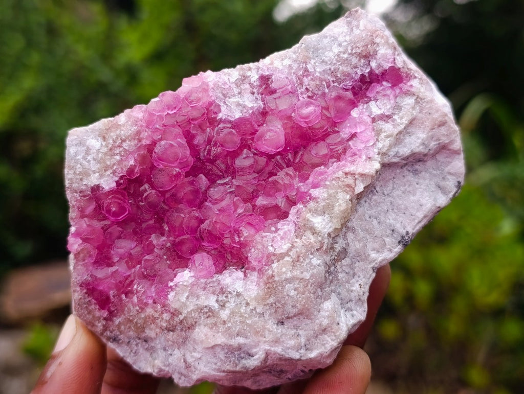 Natural Hot Pink Ultra Rare Spherocobaltite Specimen x 1 From Mashamba West Mine, Congo