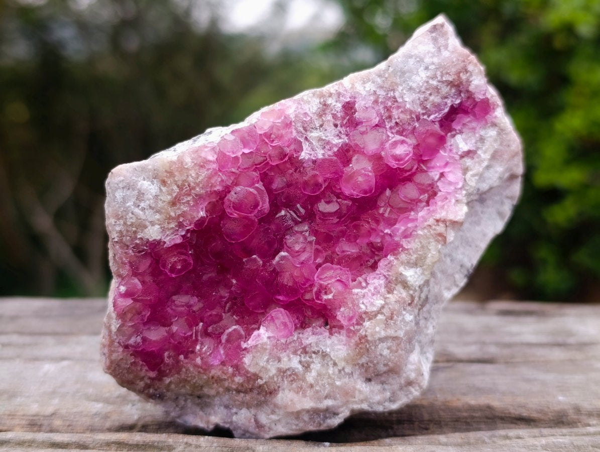 Natural Hot Pink Ultra Rare Spherocobaltite Specimen x 1 From Mashamba West Mine, Congo
