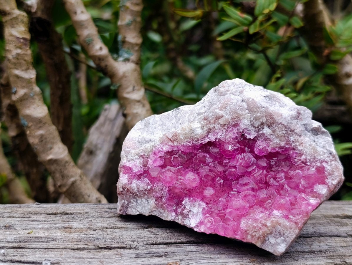 Natural Hot Pink Ultra Rare Spherocobaltite Specimen x 1 From Mashamba West Mine, Congo
