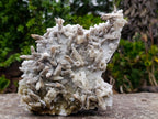 Natural Large Drusy Spearhead Calcite Sceptre Crystal Plate with Aragonite x 1 From Albert's Mountain, Lesotho