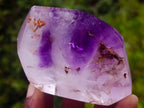 Polished Amethyst Window Crystal x 1 From Akansobe, Madagascar