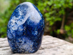 Polished Ultra Rare Deep Blue Dumortierite Standing Display Piece x 1 From Madagascar