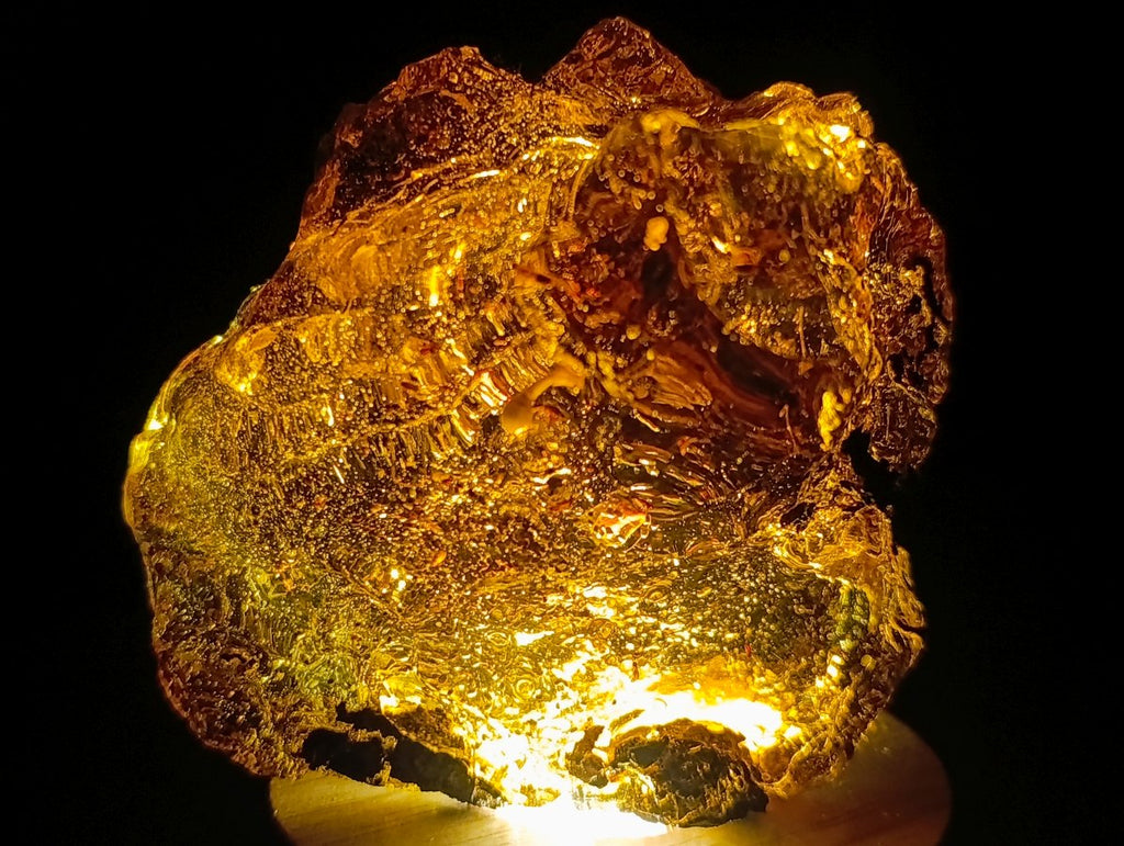 Polished XL Cabinet Size Copal Amber with Multiple Inclusions x 1 From Nosy Varika Madagascar